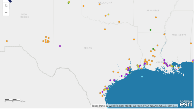 Coastal Bend Petrochemical Buildout Map – Permian Gulf Coast Coalition