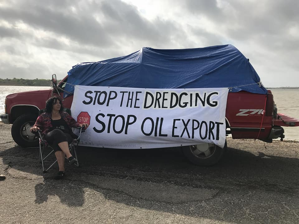 Shrimper begins hunger strike to pressure Biden Administration to withdraw Matagorda Bay, TX dredging permit for oil exports
